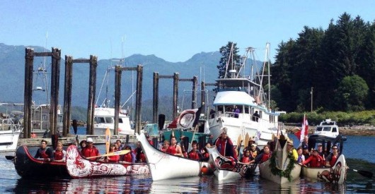Alaska, Canada paddlers link two Metlakatlas