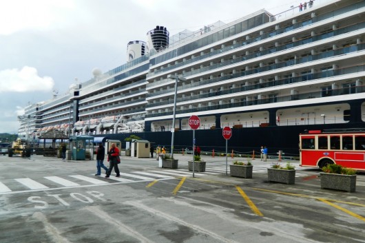 Fall weather leads to unplanned ship-free day