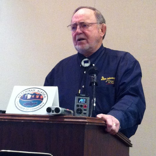 Young stops in Ketchikan during Southeast tour