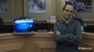 Trevor Shaw in the Edgenuity contest video.