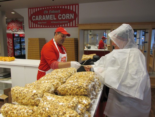 Yukon Popcorn Emporium opened for the season Monday, in time for the first mega cruise ship.