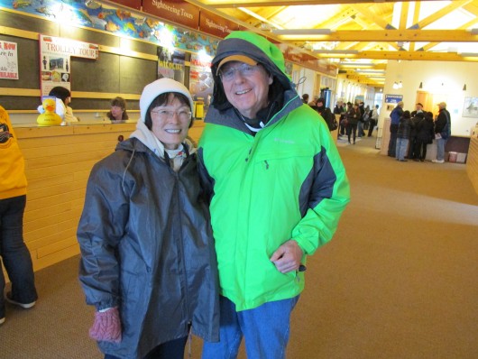 Bill and Terri Heaver are tourists from Virginia. 