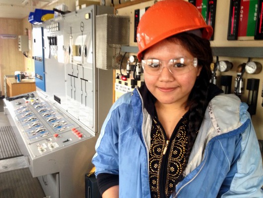Kaila Del Rosario is planning to work at the Vigor Industrial shipyard in Ketchikan after graduating high school.