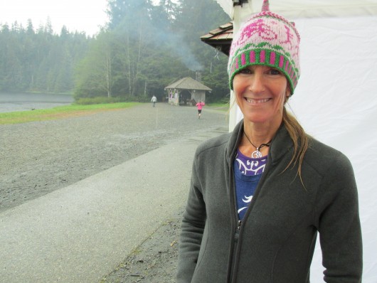 Molly Barker founded Girls on the Run in North Carolina. She was in Ketchikan for the final race. 