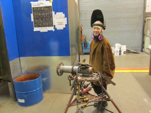 Cat Wong, 25, moved to Ketchikan from Singapore with the hope of getting a job at the shipyard. 