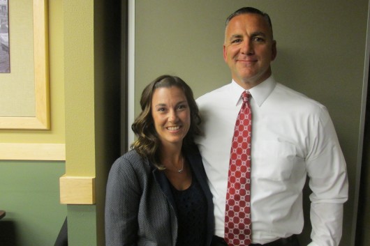Shannon Sines is the new school district curriculum director, and James Sines is the new assistant principal at Houghtaling.