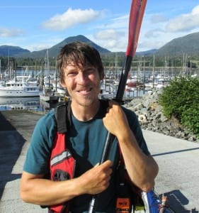 Zachary Brown stopped in Ketchikan during his walk/kayak trip from California to Gustavus.