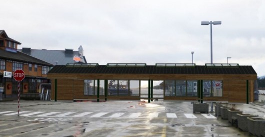 Option 4 shows a lower shelter with a lower roof pitch than originally proposed. (Image courtesy City of Ketchikan)