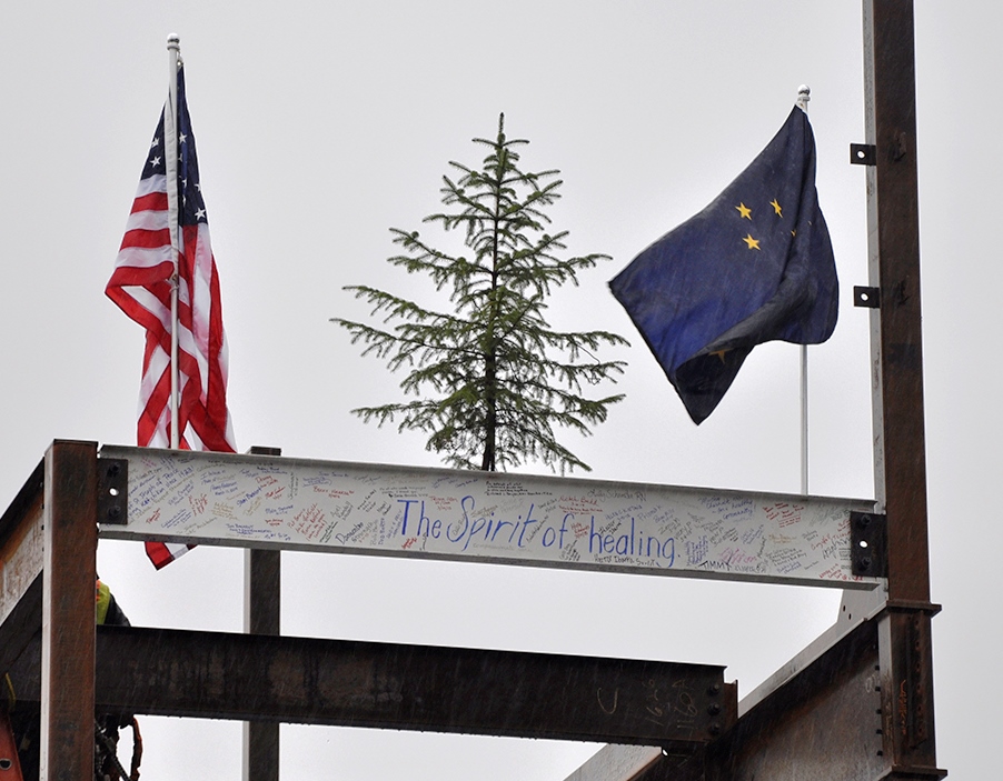 Ketchikan hospital ‘tops out’ expansion project