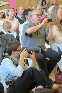 Ketchikan Daily News reporter Nick Bowman and Hall Anderson