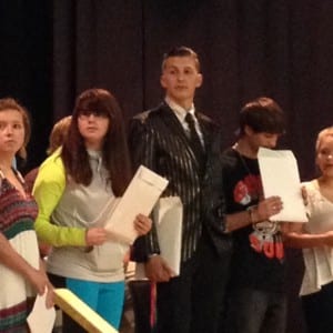 Revilla graduates receiving their diplomas