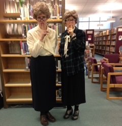 Kayhi Librarians on Halloween, courtesy of librarians.