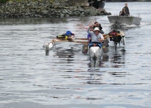 Team Soggy Beavers was among the top finishers in the first Race to Alaska. (KRBD file photo)