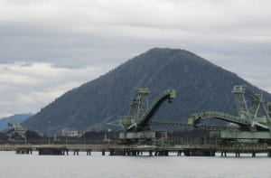 The Ridley Coal Terminal on Ridley Island near Prince Rupert. (Photo by Leila Kheiry)
