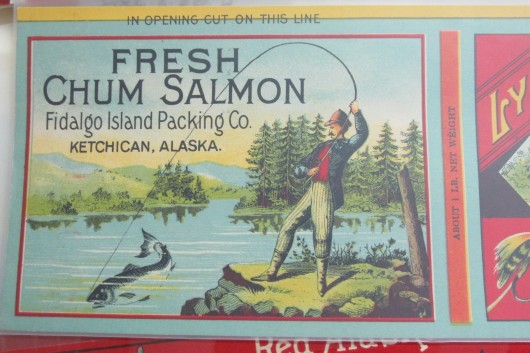 Salmon labels tell history