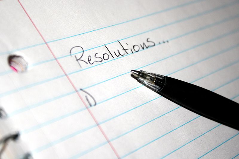 New Year’s resolutions