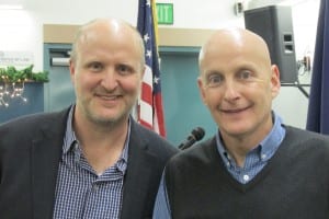 Ken Alper (left) and Representative Dan Ortiz