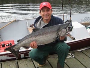 Ron Medel (and a really nice king). (USFS photo)