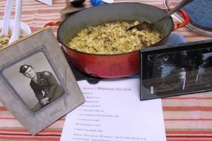 Bridget Stearns brought her father's special Minnesota Hot Dish. (Photo by Leila Kheiry)