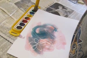 One young artist's creation.