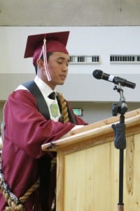 Kayhi Class of 2016 President Sylvan Blankenship.