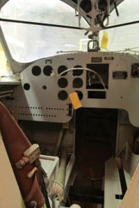 The Goose cockpit.