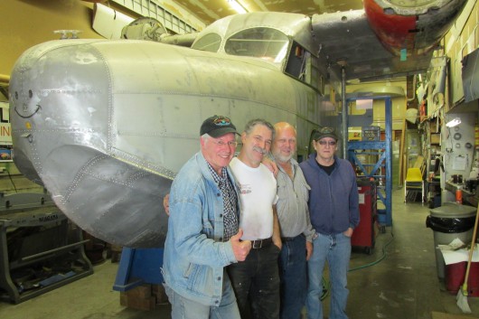 From left to right: Don Dawson, Rick Garner, Arnie Enright and Randy Harris.