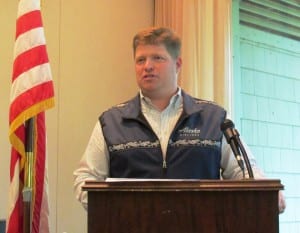 Scott Habberstad, director of sales and marketing for Alaska Airlines. (Photo by Leila Kheiry)