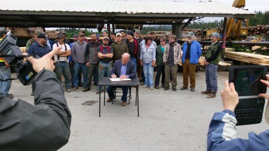 Walker signs bill to help Southeast timber mills