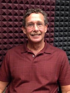 Ken Tonjes at the KRBD studios.