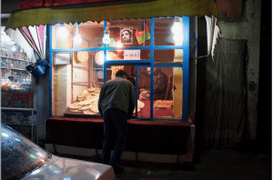 A typical Afghan bakery (photo courtesy of Sabra Simmonds).