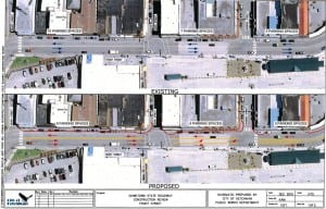 The Alaska Department of Transportation's proposed plan for Front Street. Click for a larger view.