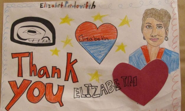 Students celebrate Elizabeth Peratrovich Day