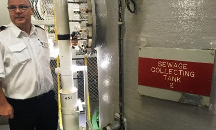 An up-close look at an advanced cruise wastewater system