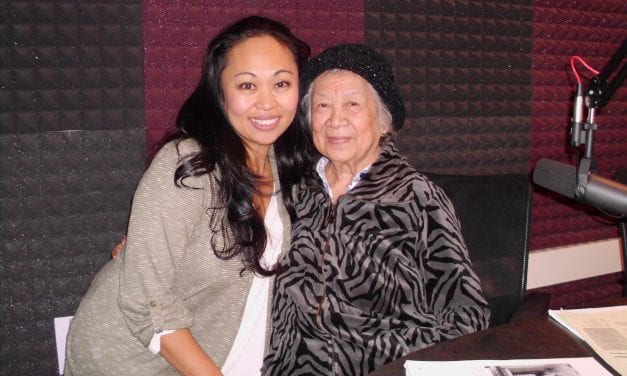 Diaz and Parker share thoughts during Filipino-American History Month