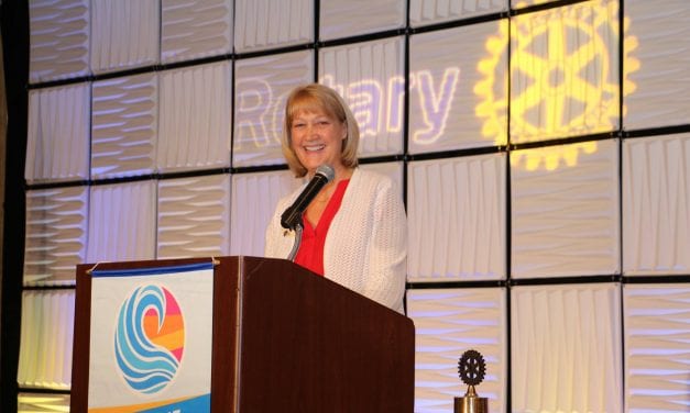 Rotary District Governor visits the First City