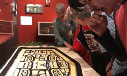 Museum Celebrates Diving Whale Robe