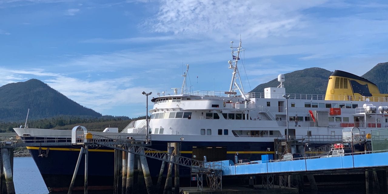 Last ferry leaves Ketchikan for Prince Rupert