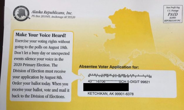 Alaska Republican Party sends thousands of absentee voting applications to incorrect addresses