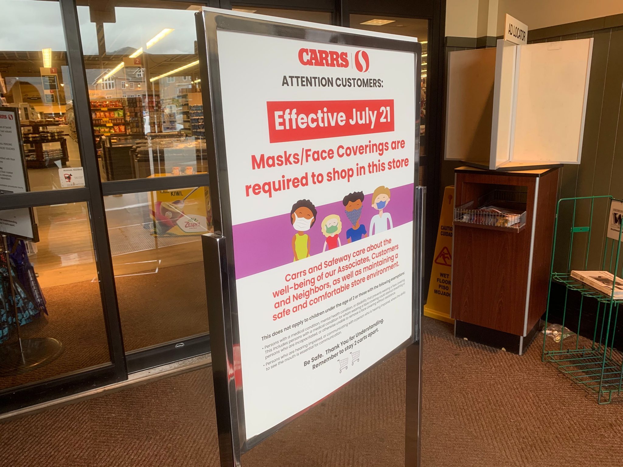 As Safeway and Walmart start requiring masks, Ketchikan residents react