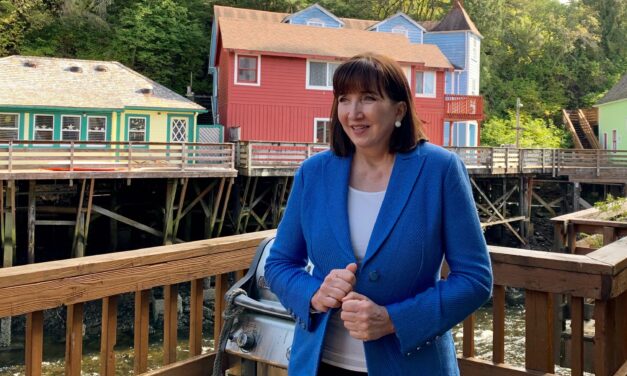 Bring troops home, sell federal lands: Jo Jorgensen pitches Libertarianism on presidential campaign stop in Ketchikan
