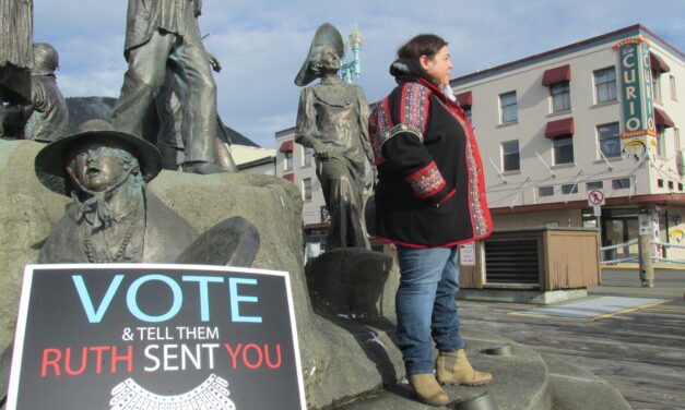 Women’s march in Ketchikan honors RBG