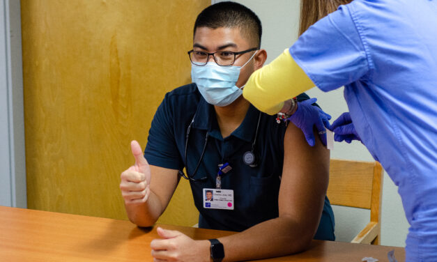 Health care providers at Ketchikan’s hospital get their first doses of COVID-19 vaccine