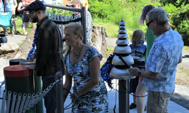 Musical park in memory of Patrick Doherty dedicated in Ketchikan