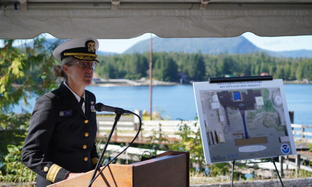 NOAA breaks ground on upgraded port facility in Ketchikan to host research vessel Fairweather
