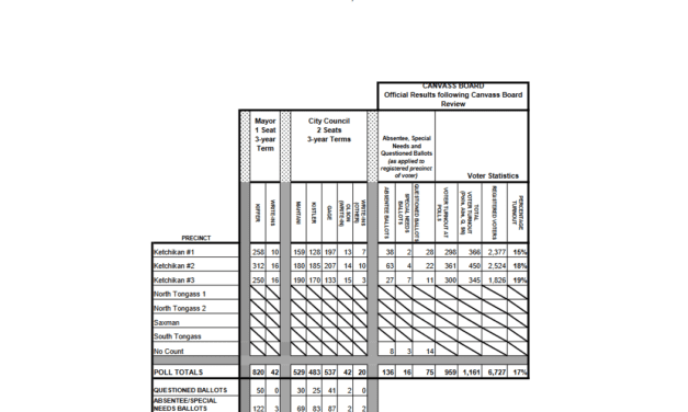 Canvass Board confirms Gage and Mahtani as winners of Ketchikan City Council races