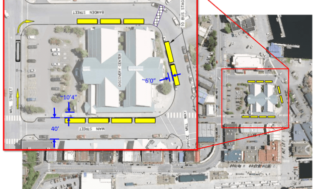 City officials recommend staging Ward Cove buses at Ketchikan’s Southeast Alaska Discovery Center