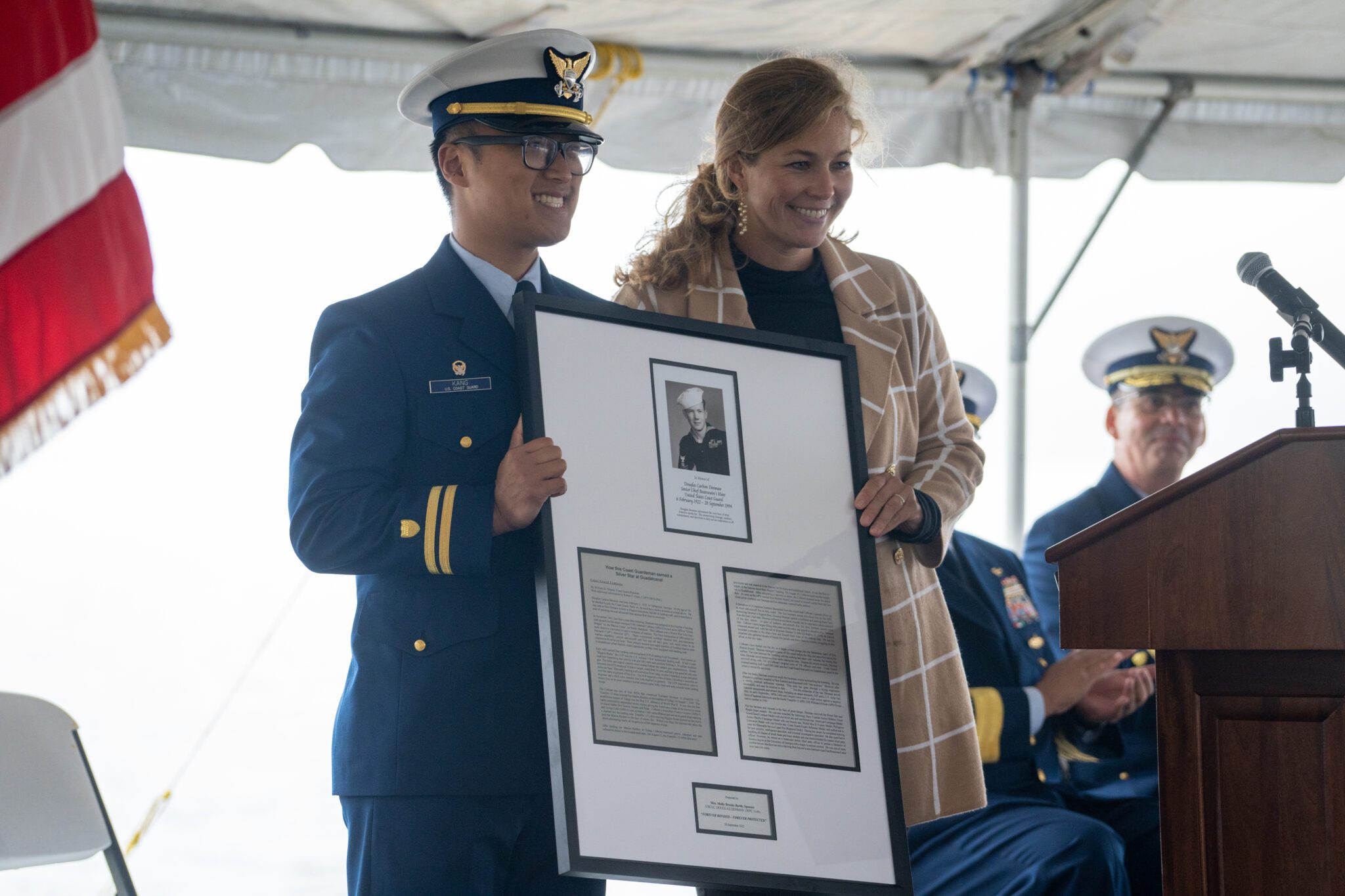 New Coast Guard cutter Douglas Denman enters service after