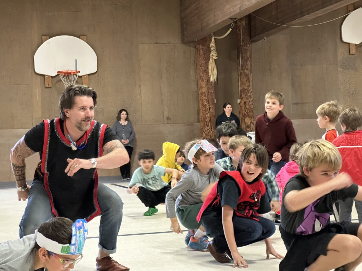 Tongass School of Arts and Sciences students celebrate Indigenous Peoples'  Day with song, dance and language - KRBD