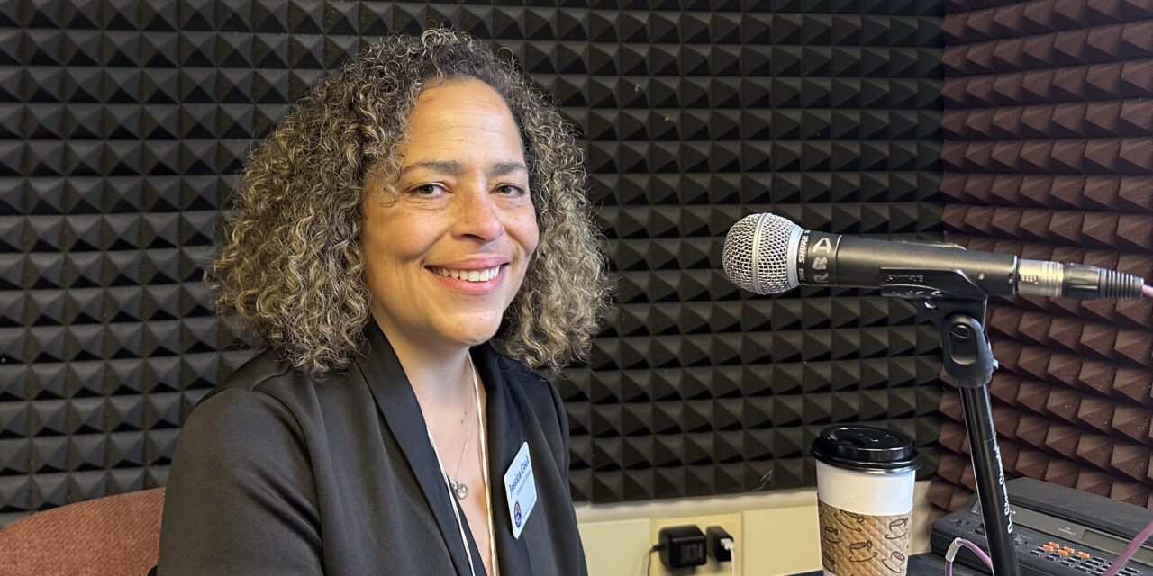 Democratic Lieutenant Governor candidate Jessica Cook discusses campaign during Ketchikan stop